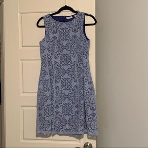 New York & Company light blue lace dress